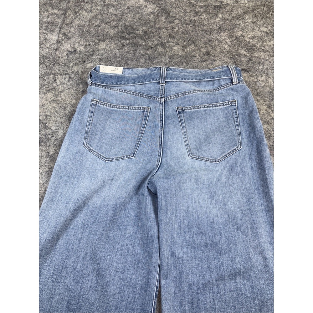 New Liverpool Belted Jeans Women's 31 Light Wash Stride Hi-Rise Wide Leg - Picture 10 of 15